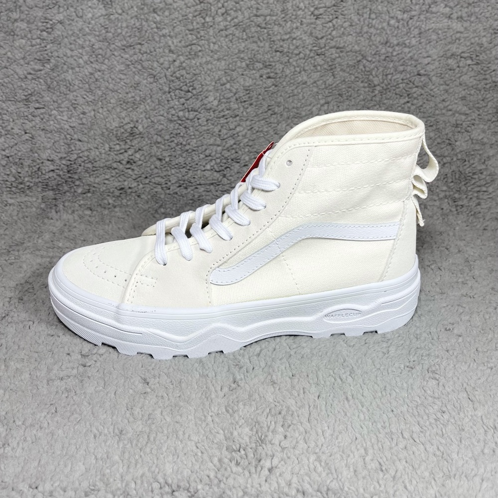 VANS SK8-Hi Sentry High Top Sneakers Women’s Size 8 Marshmallow‎